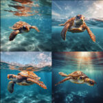 AI-turtles-in-ocean