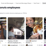 TikTok Dunkin Donuts