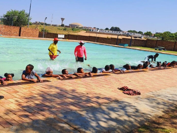 Tennis and swimming lessons at The Love Trust's Nokuphila School