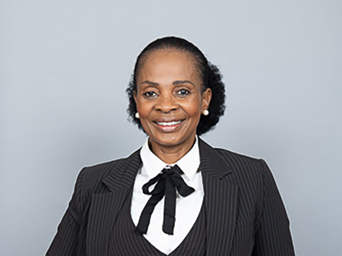 Matsie Mpshe speaking on Big business and SMMEs partnerships